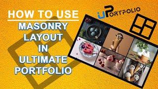 How To Use Masonry Layout in Ultimate Portfolio | Masonry Layout in WordPress Plugin