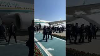 Shavkat Mirziyoyev va Qozogʻiston Prezidenti Qasim-Jomart Toqayev Xorazm zaminida uchrashmoqda