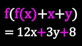 A Homemade Functional Equation from @SyberMath 