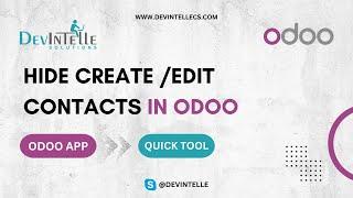 How to hide create/edit contacts in Odoo | Odoo Apps