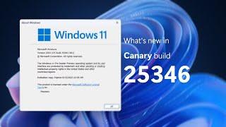 Windows 11 Canary build 25346 and what's new - Farewell, Zinc?