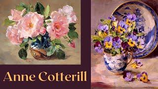 Classic of floral painting Anne Cotterill, Scotland, UK