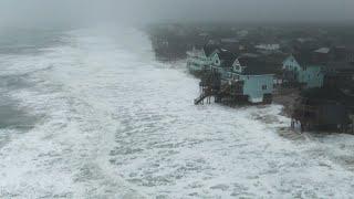 Big Storm Washes Ocean Into A Town