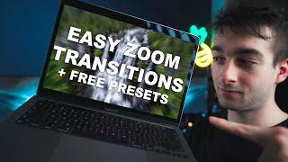 How To Create a Zoom Transition in Premiere Pro | Free Zoom Presets