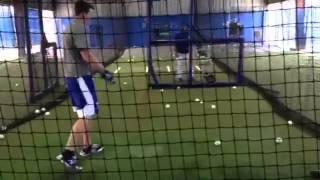 Brendan Malloy Hitting March 2015 (Bounce Drill)