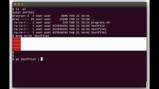Show status progress in Linux Shell Scripts