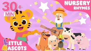 Old MacDonald Song | Animal Songs + more | Little Mascots Nursery Rhymes for Kids