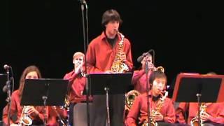 Ian Burgos on alto sax