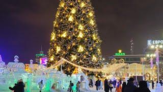 Ледовый городок Екатеринбург 2023-2024 на площади 1905г