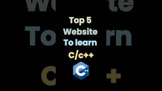 TOP 5 WEBSITE FOR LEARN C++ #cpp #coding #programming #technology #website #shortsvideo #udemy