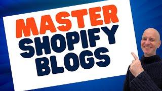 CREATE a Blog on Shopify in 10 Minutes FLAT!