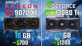 AMD RX 9070 XT vs RTX 3080 Ti | Test in 6 Games