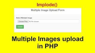 How to Upload Multiple Files in PHP & save into database with source code