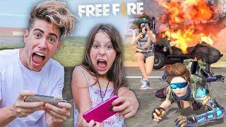 JUGANDO FREE FIRE CON MI HERMANITA DE 10 AÑOS *ÉPICO*