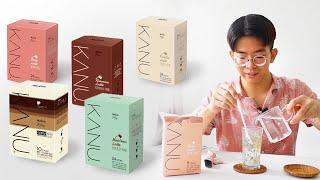 is Korean coffee KANU Coffee good? Tiramisu, Vanilla, Choco Mint Latte and more! 