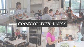 VLOGGING IN THE KITCHEN | SAHM of 4 | Aaryn Williams