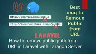 How to remove public path from URL in Laravel with Laragon Server