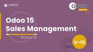 Odoo 15 Sales Management | Enterprise Edition | Odoo 15 Sales