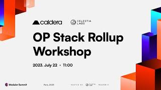 OP Stack Rollup Workshop