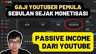 Gaji Sebulan Youtube Real | Gaji Youtuber Pemula Sebulan Setelah Monetisasi | Investor Habits