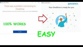 OneDrive ERROR 0x8004de40 FIXED ..2020