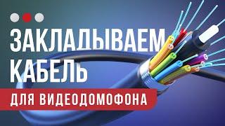 Как и какие провода  закладывать для видеодомофона