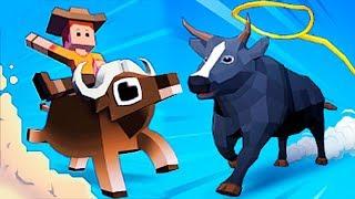 Rodeo Stampede vs Cowboy Gameplay Comparison (Android/iOS)