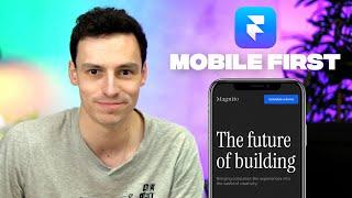 Make a mobile-first website in Framer (step-by-step)