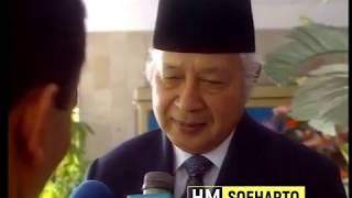 Kesan-kesan Presiden Soeharto Usai Dilantik Sebagai Presiden Tahun 1993