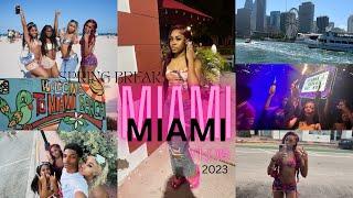 VLOG: 72 HOURS IN MIAMI|SPRING BREAK 2023| Club, Speedboat, Ocean Drive, Food, Etc.