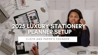 2025 On-The-Go Planner Setup of Founder Ashley Reynolds | Tracking Hobbies | Cloth & Paper