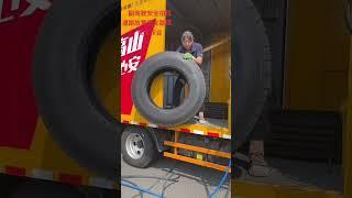 Truck Puncture Tire Replacement Outdoor Rescue!