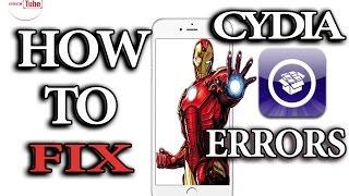 New HOW TO FIX CYDIA ERRORS ios 9.2,9.3.1,9.3.2,9.3.3