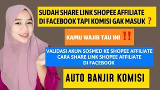 WAJIB TAU ️ CARA SHARE LINK SHOPEE AFFILIATE PROGRAM DI FACEBOOK AGAR KOMISINYA MASUK