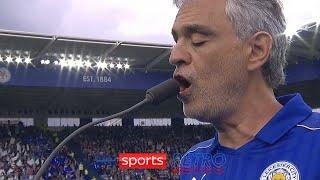 Andrea Bocelli performing Nessun Dorma & Time To Say Goodbye to celebrate Leicester's title win