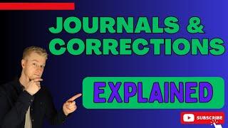 AAT Level 2/3 - Journals and Correction of Errors