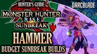 AWESOME HAMMER BUDGET BUILDS : MONSTER HUNTER RISE SUNBREAK