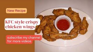 Crispy Zinger Wings Recipe(KFC Style) By Supergirl Vlogs.