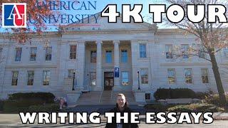 American University Tour [4K] + Essay Tips #americanuniversity #collegetour #essay