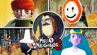 Hello Neighbor 3: Prototype 1 - Full Game Walkthrough & ALL Endings (Showcase)