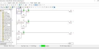 Delta PLC Ladder diagram single push button on/off relay circuit diagram, #learning  #education