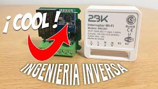 Interruptor WiFi detalle de Electrónica con Ingeniería inversa y Esquemático