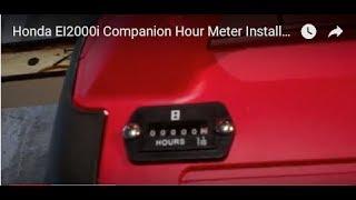 Honda EU2000i 12 Volt Hour Meter Install