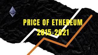 Ethereum (ETH) Price History from 2015 to 2021 | Cryptocurrency
