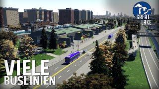 Viele Buslinien durch meine neuen Bereiche in Cities Skylines 2! | Great Lake 69