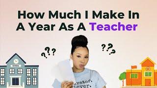 Sharing My 6 Figure Paycheck | How Much Do Teachers Make?