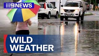 Southeast Queensland smashed by heavy rain and storms | 9 News Australia