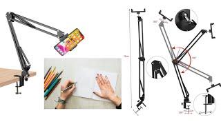 Subton Overhead Tripod Camera Stand 360° Mobile Holder Cell Phone Stand | Best Tripod for Overhead