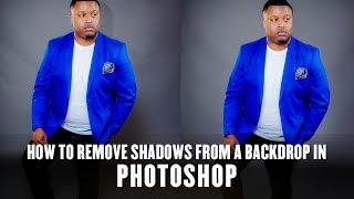 How to Remove Shadows From a Backdrop in Photoshop