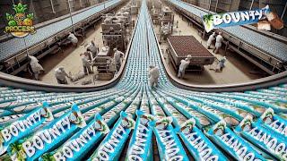 How Bounty Bars Are Made in Factory | Food Processing Machines